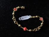 pulseira folheada a ouro 18k