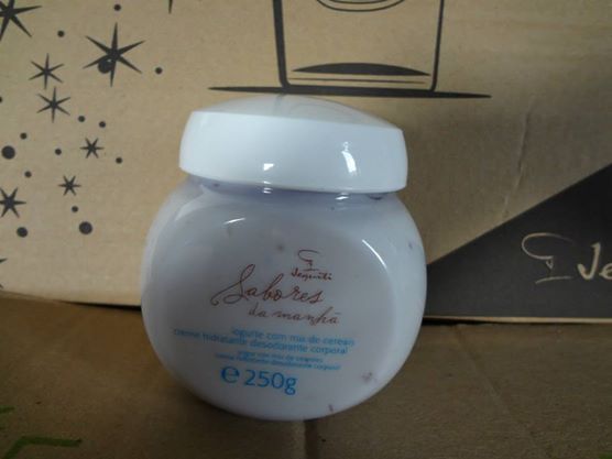 hidratante Jequiti Sabores Iogurte e Mix de Cereais