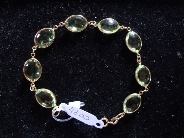 pulseira folheada a ouro 18k