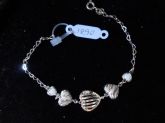 pulseira folheada a prata