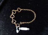 pulseira folheada a ouro 18k